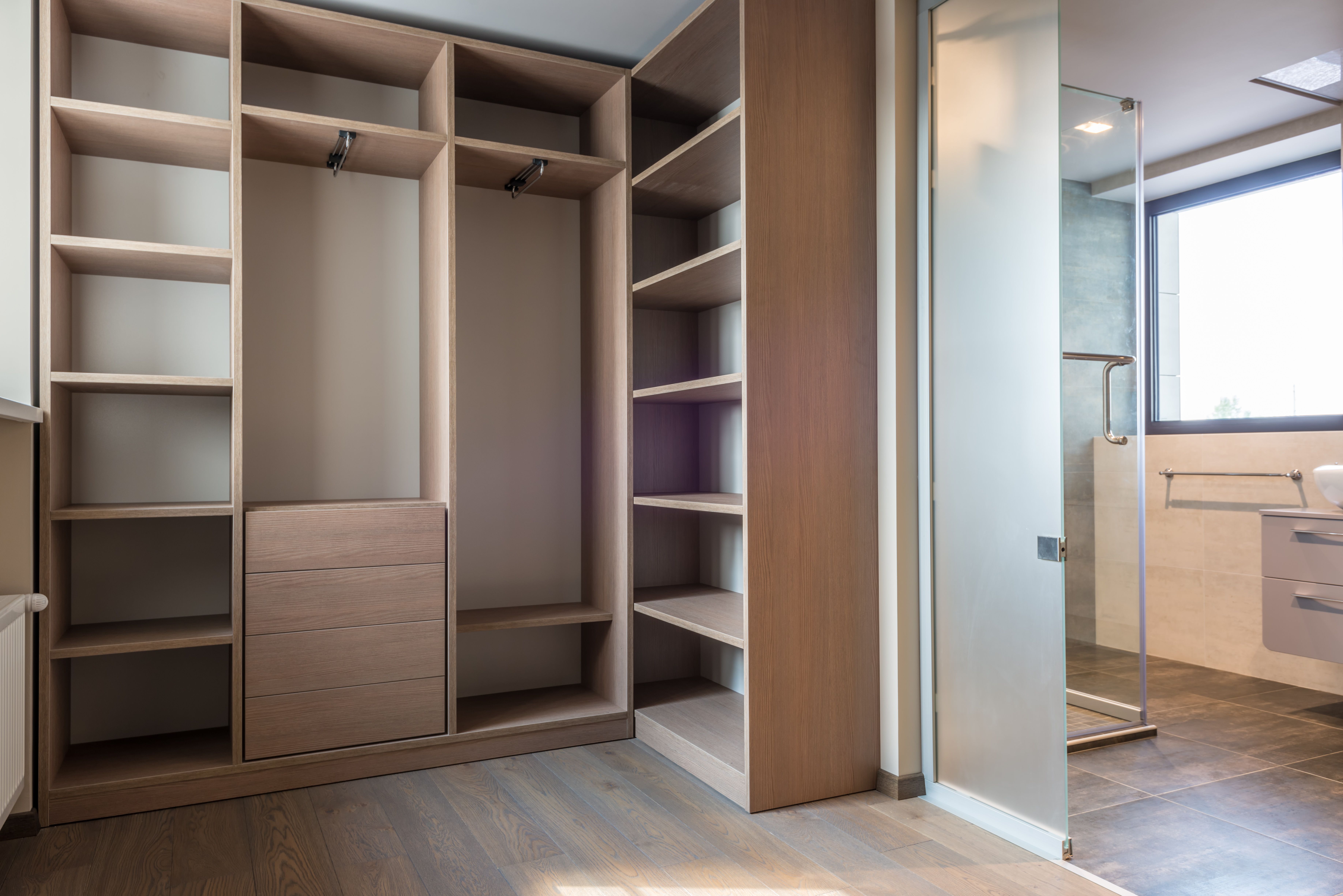 Custom walk-in closet